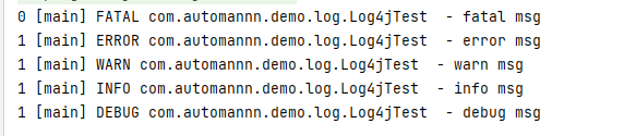 log4j日志